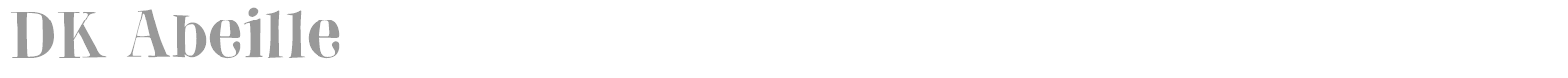 DK Abeille font preview